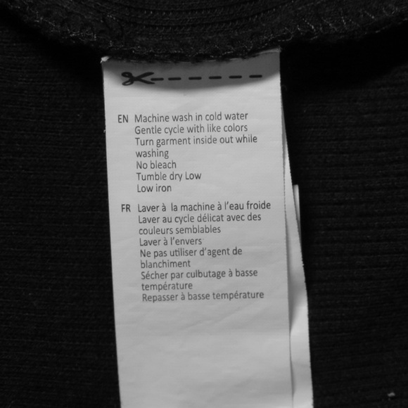 ReVamped Ribbed Half-Zip Long Sleeve Turtle Neck Black - Picture 7 of 8